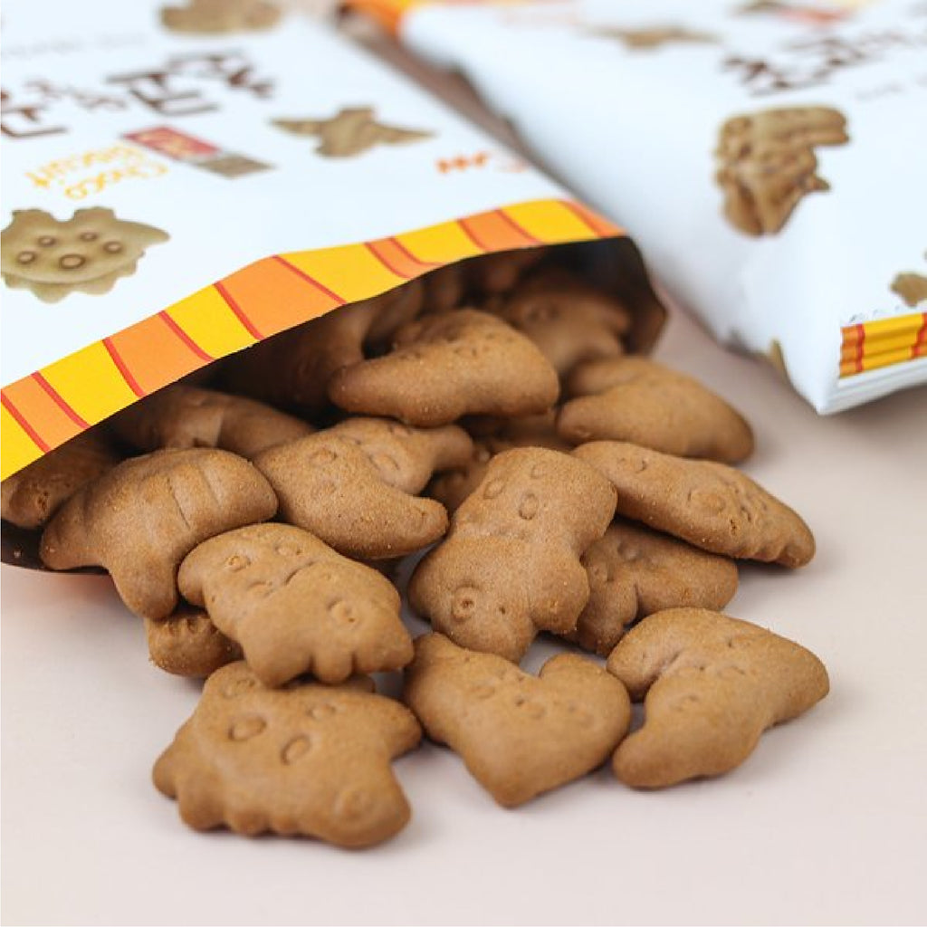 Kids dinosaur biscuit cookies chocolate flavours