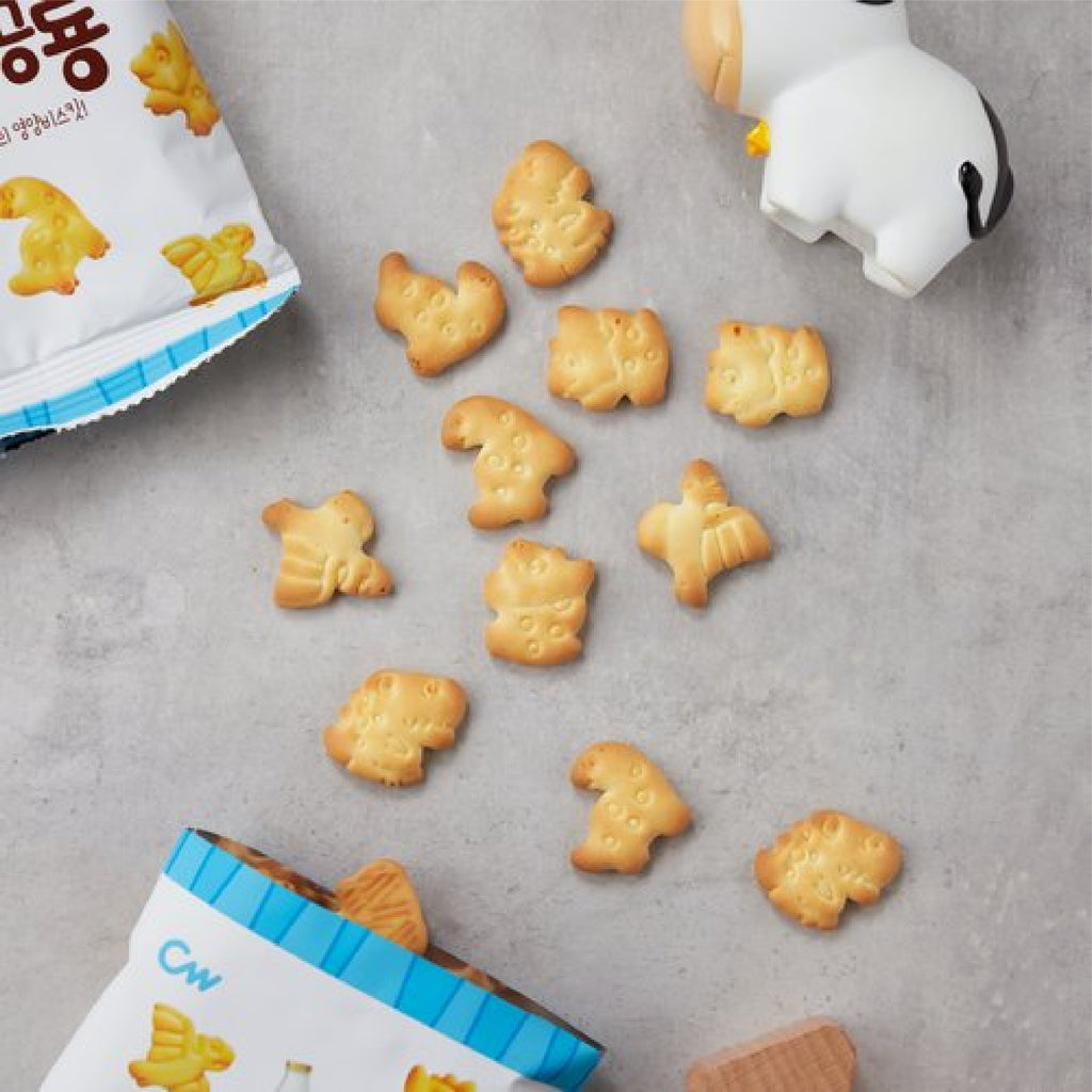 Kids dinosaur biscuit cookies milk flavours