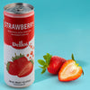 DELLOS Strawberry Fruit Drink With
Strawberry Pieces 240ml x 24can -Maydaymall