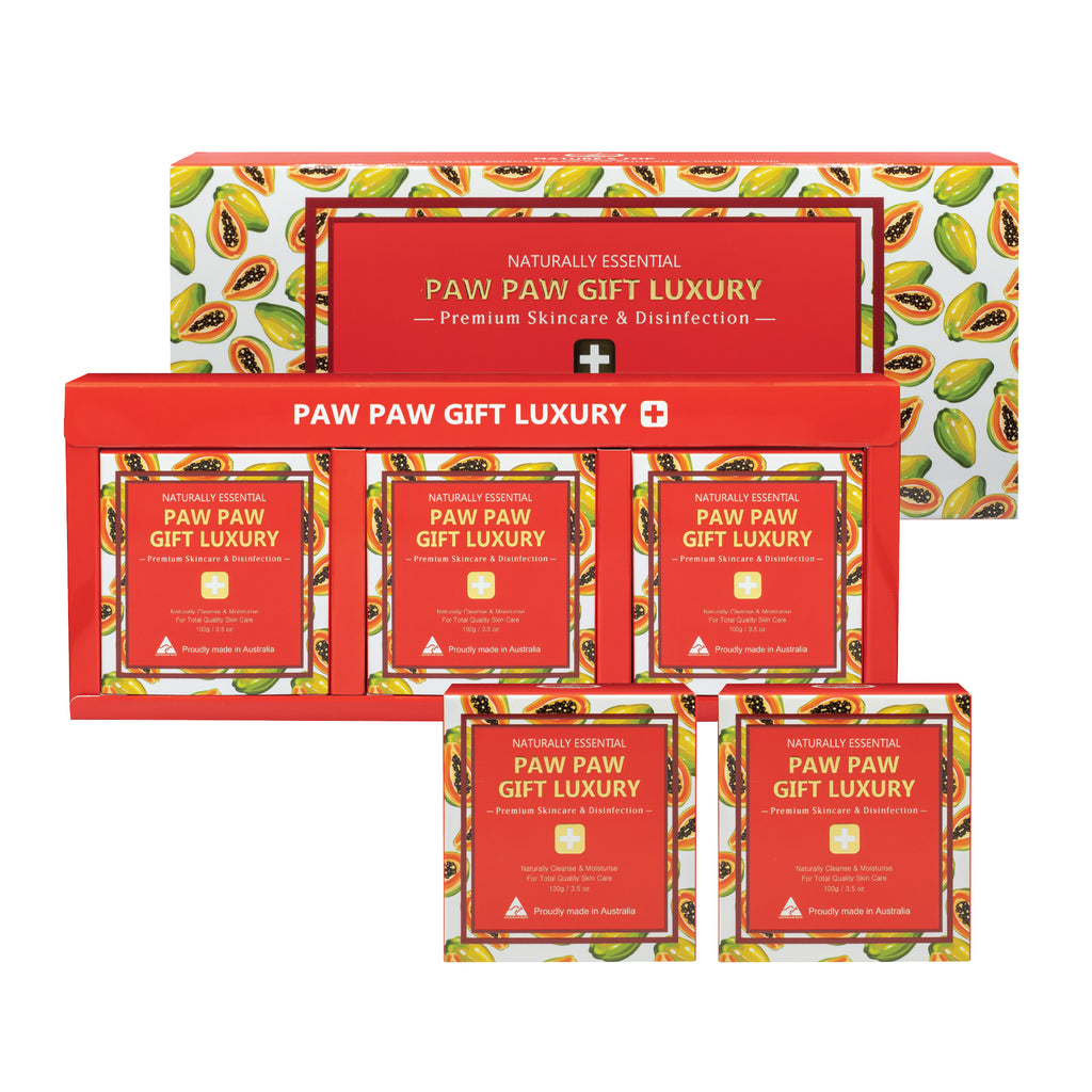 Australian Made Paw Paw Soap Bars | 3 Pack Luxury Skincare