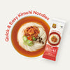 Korean seafood and kimchi flavoured easy noodle meal