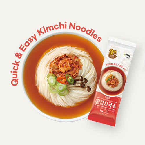 Korean seafood and kimchi flavoured easy noodle meal