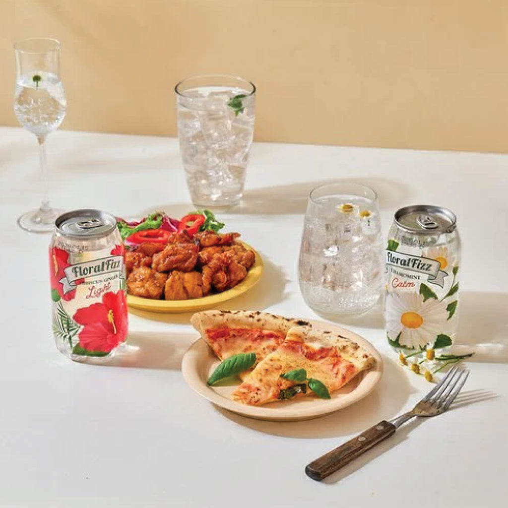 Ginger Hibiscus Sparkling Drink (350ml x 24)-MayDay Mall