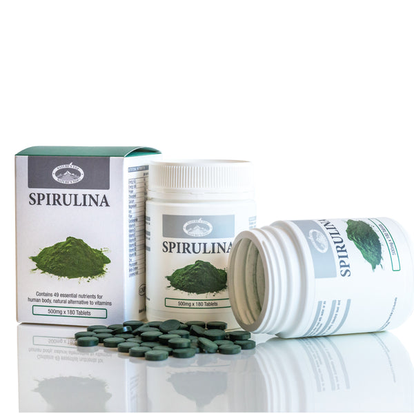 Spirulina 500mg (180 Tablets)-MayDay Mall