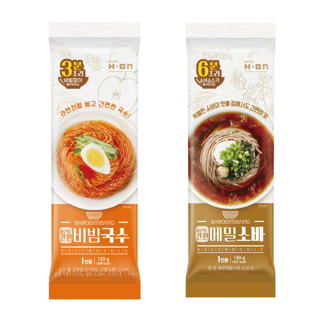 BARODIMIBANG easy Korean noodles bibim buckwheat soba