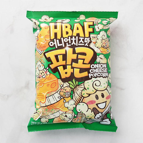 HBAF Onion Cheese Popcorn 80g - Korean Snack