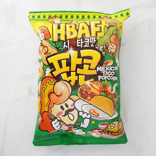 HBAF Mexican Taco Popcorn 80g - Korean Snack