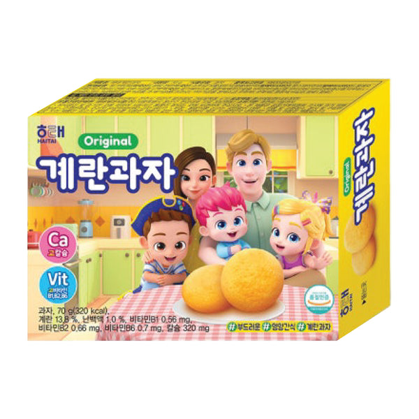 Pinkfong Bebefinn Korean Egg Cookie Snack 70g | KFOOD Treat-MayDay Mall