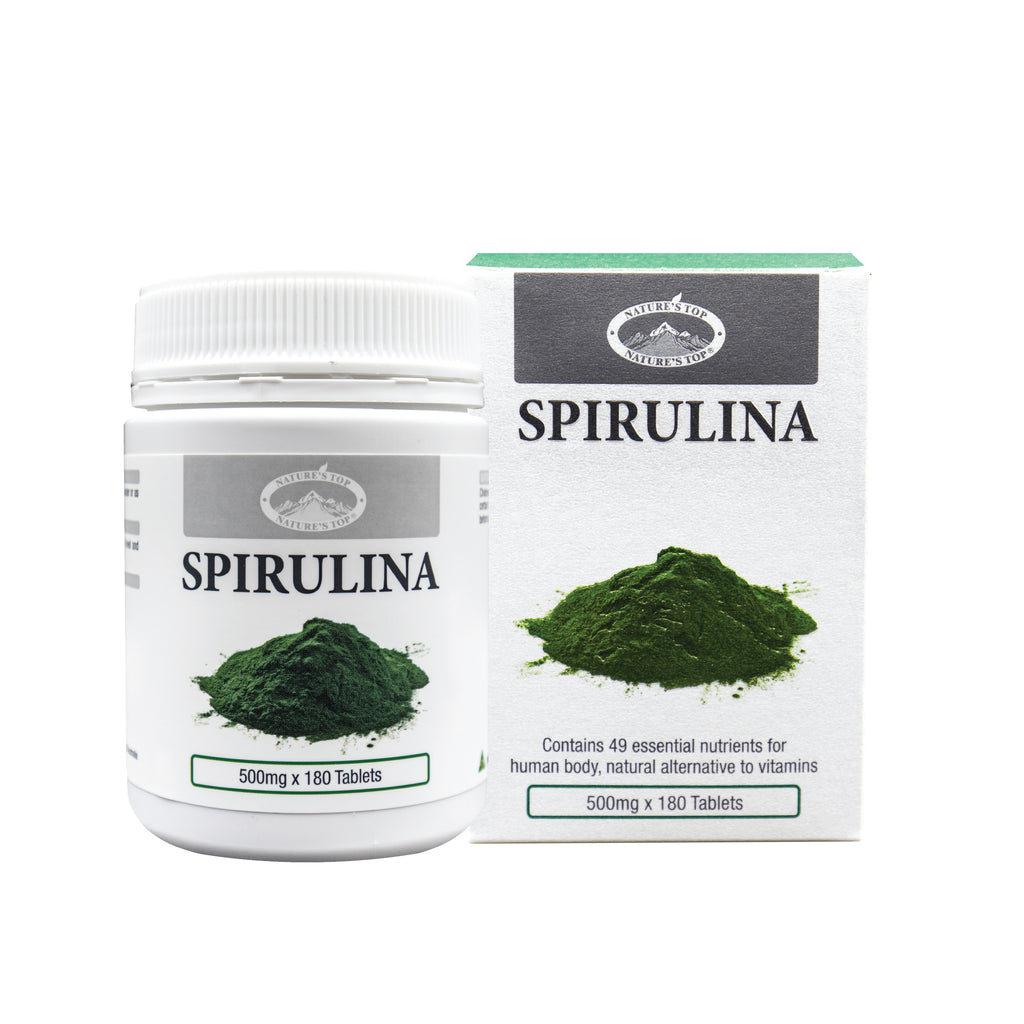 Spirulina 500mg (180 Tablets)-MayDay Mall