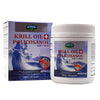 Krill oil and policosanol daily wellness supplement capsules