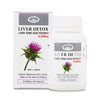 Herbal liver detox wellness supplement capsules