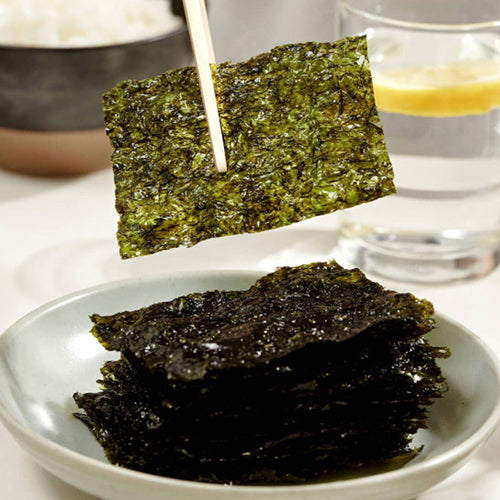 Sung Gyung Olive & Green Tea Seasoned Roasted Seaweed