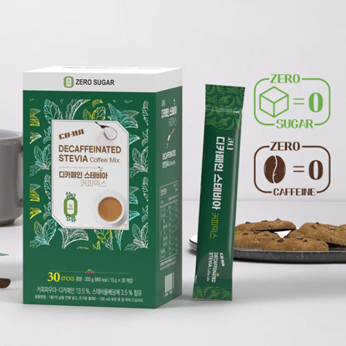 Decaffeinated Stevia Coffee Mix Sticks – Sugar-Free