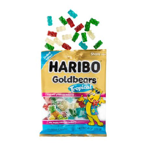HARIBO Goldbears Tropical Gummies 141g tropical candy