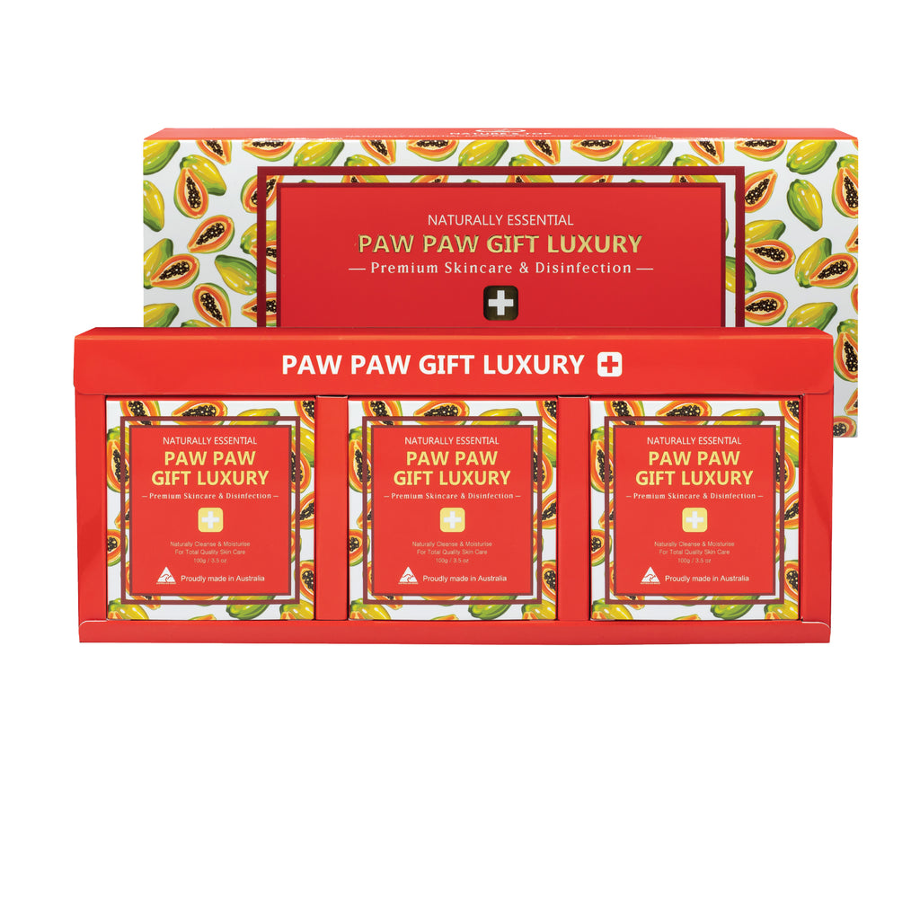 Australian Made Paw Paw Soap Bars | 3 Pack Luxury Skincare