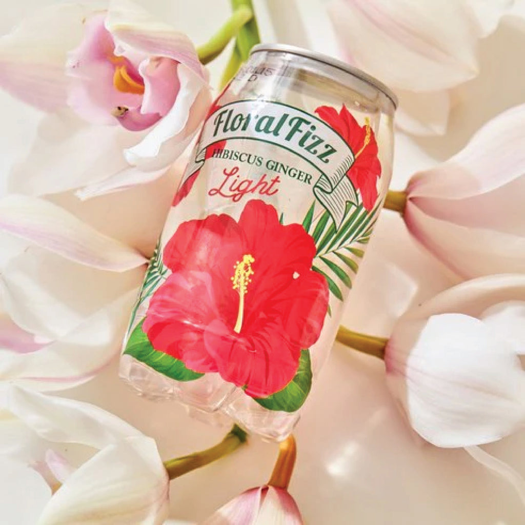 Ginger Hibiscus Sparkling Drink (350ml x 24)-MayDay Mall