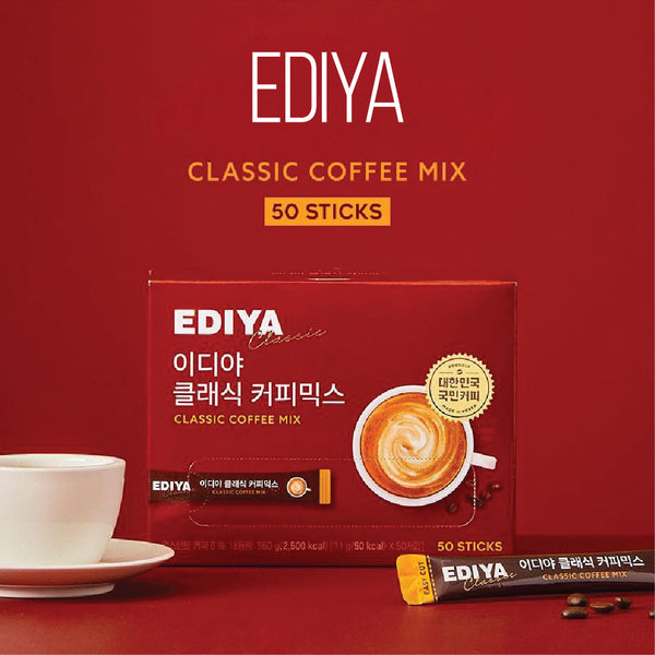 Instant Coffee Packets - Ediya Special Classic Mix 50 Sticks