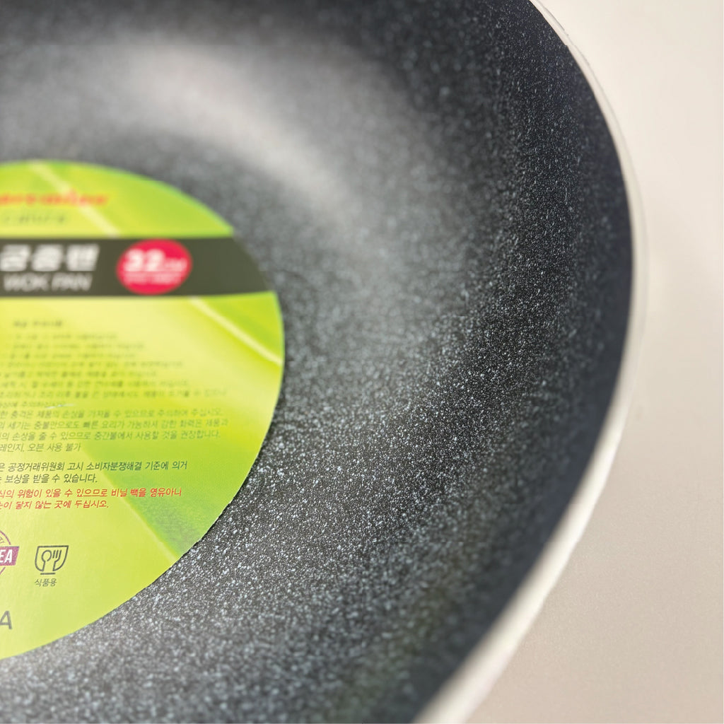 Ccaremian Marble Coating Wok 32cm – MayDay Mall