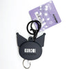 Kuromi 3D Silicone Retractable Keychain-MayDay Mall