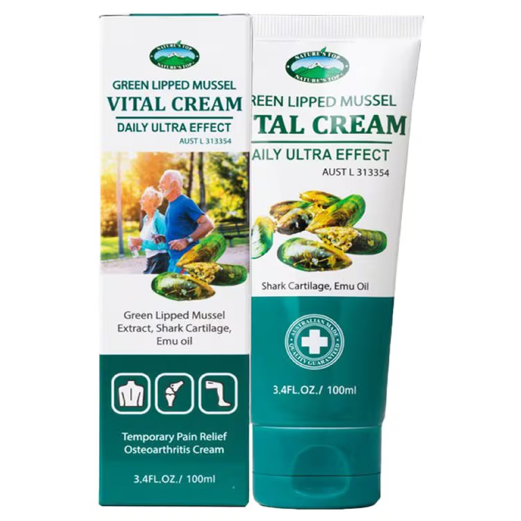 Green lipped mussel body care cream by Nature’s Top