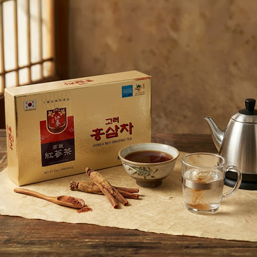 Korean Red Ginseng Instant Tea 3g x 100 Sticks - MayDay Mall
