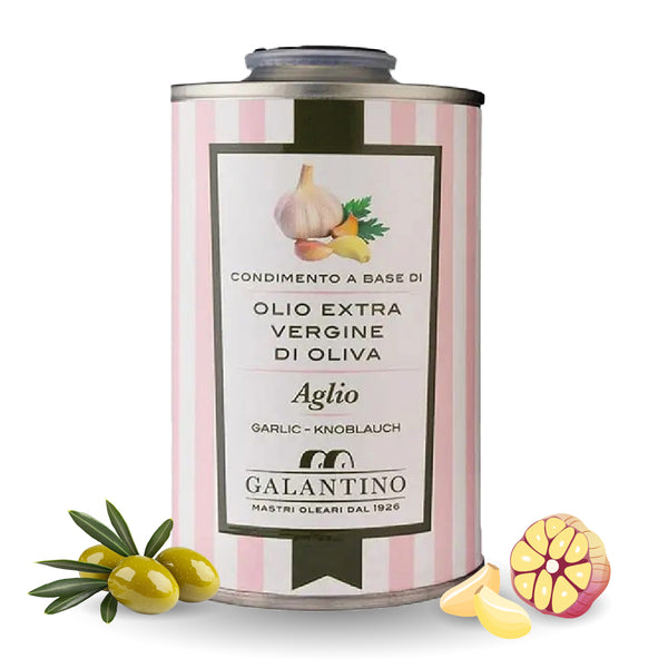 Garlic Infused Olive Oil - Galantino Italian Gourmet 250ml