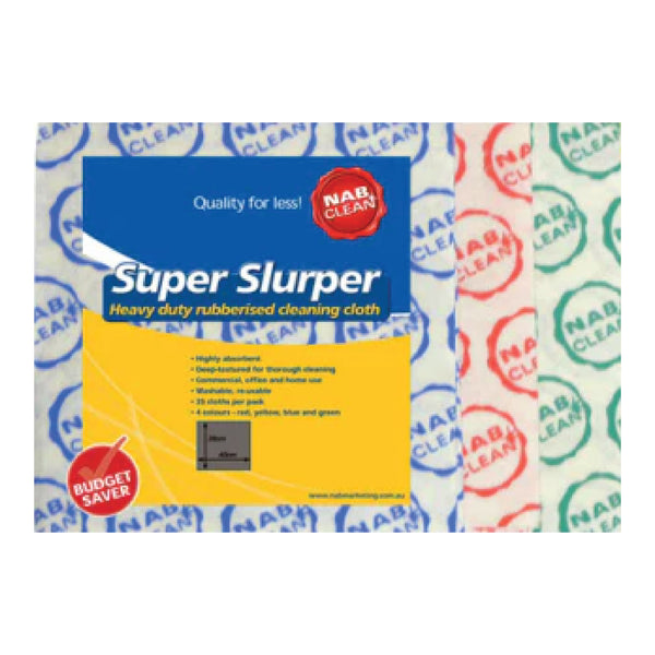 Super Slurper Heavy Duty Rubberised Cleaning Cloth (25p)-MayDay Mall