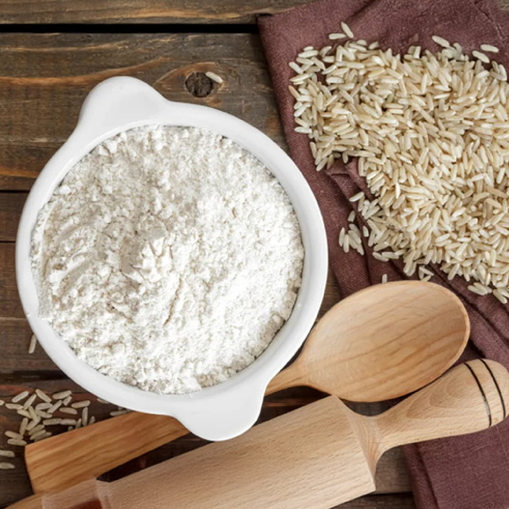 Fine White Texture of Premium Sweet Rice Powder