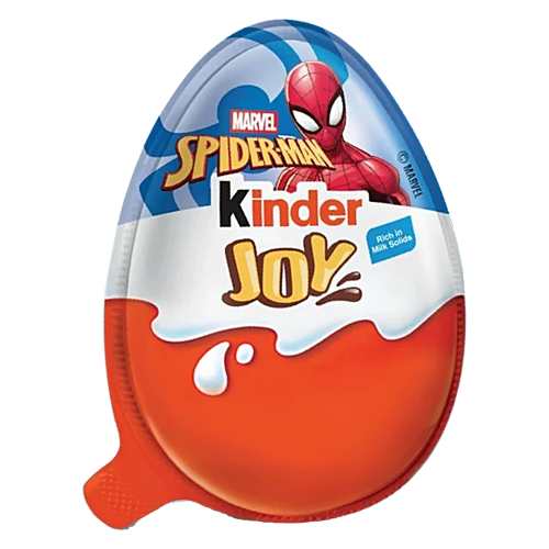 Kinder Joy SpiderMan Edition 20g × 8 Packs - Maydaymall