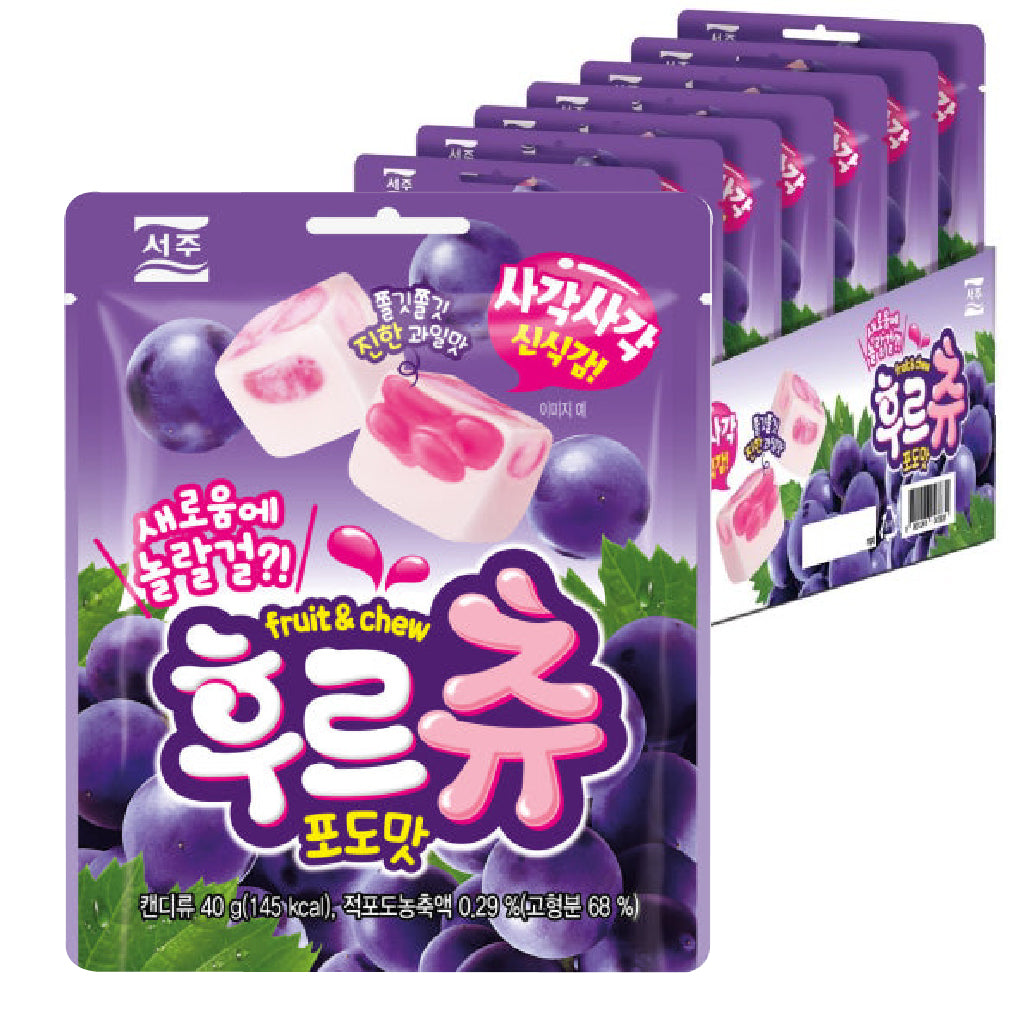 Fruits & Chew Jelly Grapes (40g)-MayDay Mall