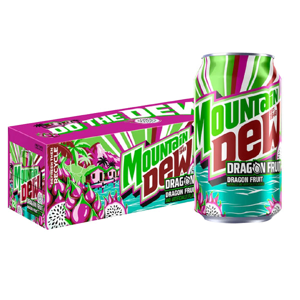 Mountain Dew Dragon Fruit 355ml x 12-MayDay Mall