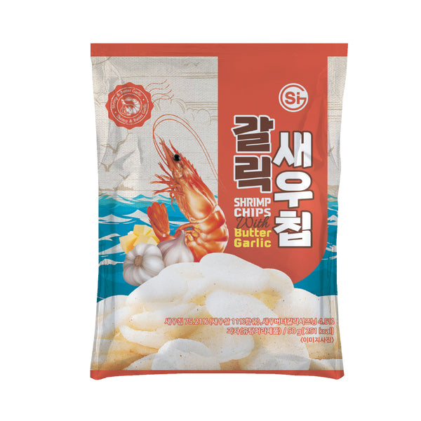 Shrimp Chips with Butter Garlic (50g)-MayDay Mall