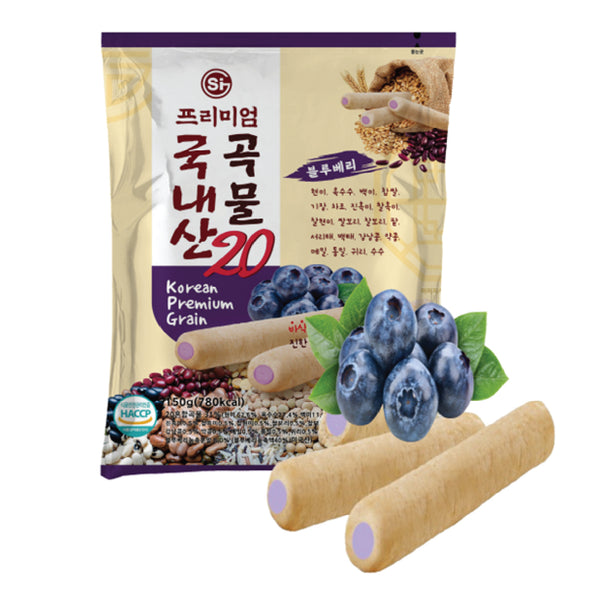 Korean Premium 20 Grains Snack With Blueberry 150g-MayDay Ma