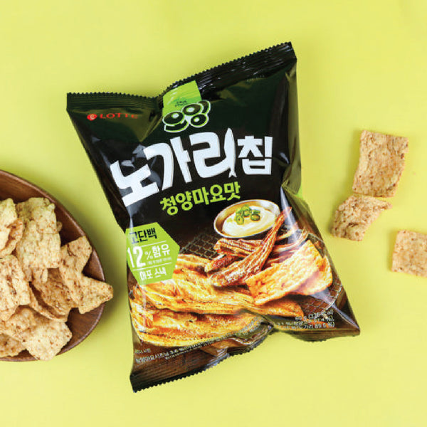 O-ING Pollock Snack Korean Green Chilli Pepper Mayo (120g)-MayDay Mall