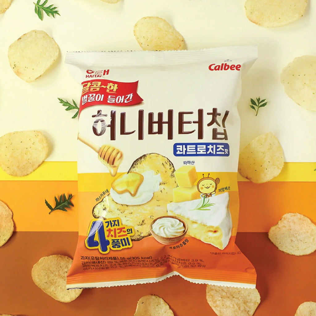 Honey Butter Chips Quatro Cheese Flavour (96g)-MayDay Mall