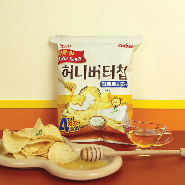 Honey Butter Chips Quatro Cheese Flavour (96g)-MayDay Mall