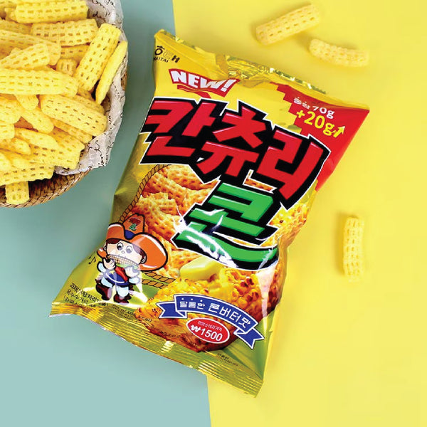 Country Corn - Grilled Corn Flavour Snack (90g)-MayDay Mall