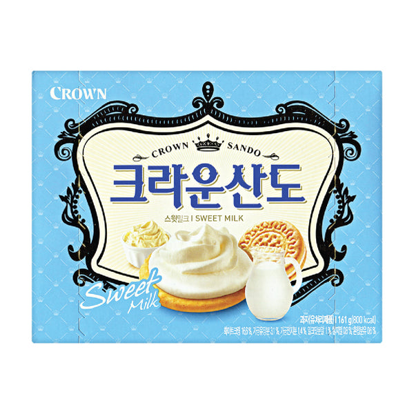 Crown Sando Biscuits With Sweet White Cream (161g)-MayDay