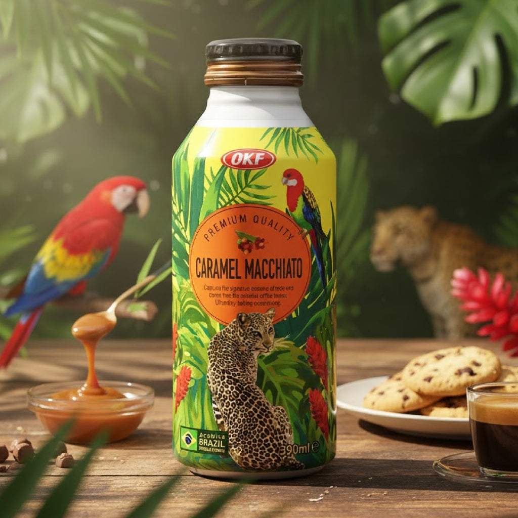 OKF Coffee Bottle 390ml Brazilian Style Rich and Smooth