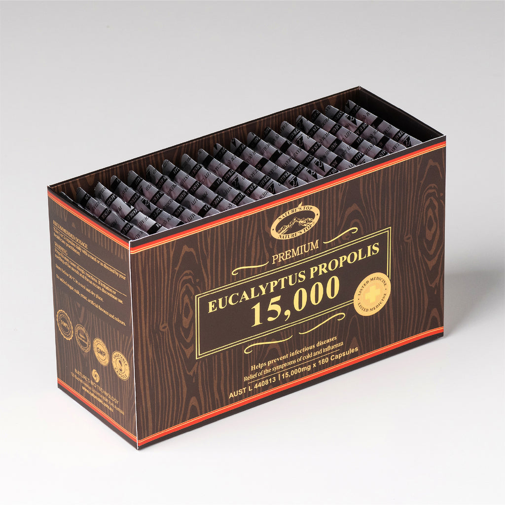 Nature’s Top propolis supplement tablets