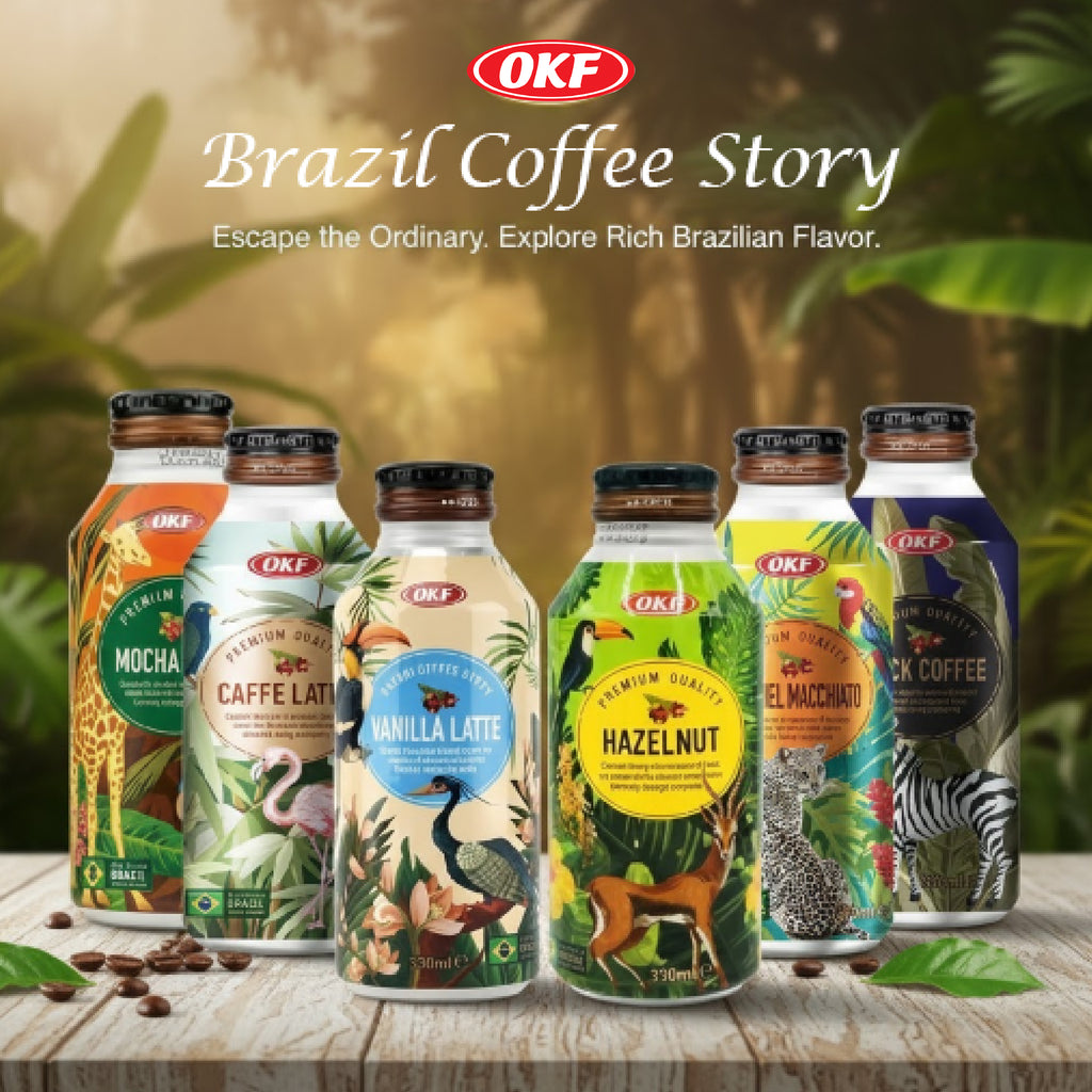 OKF Coffee Bottle 390ml Brazilian Style Rich and Smooth