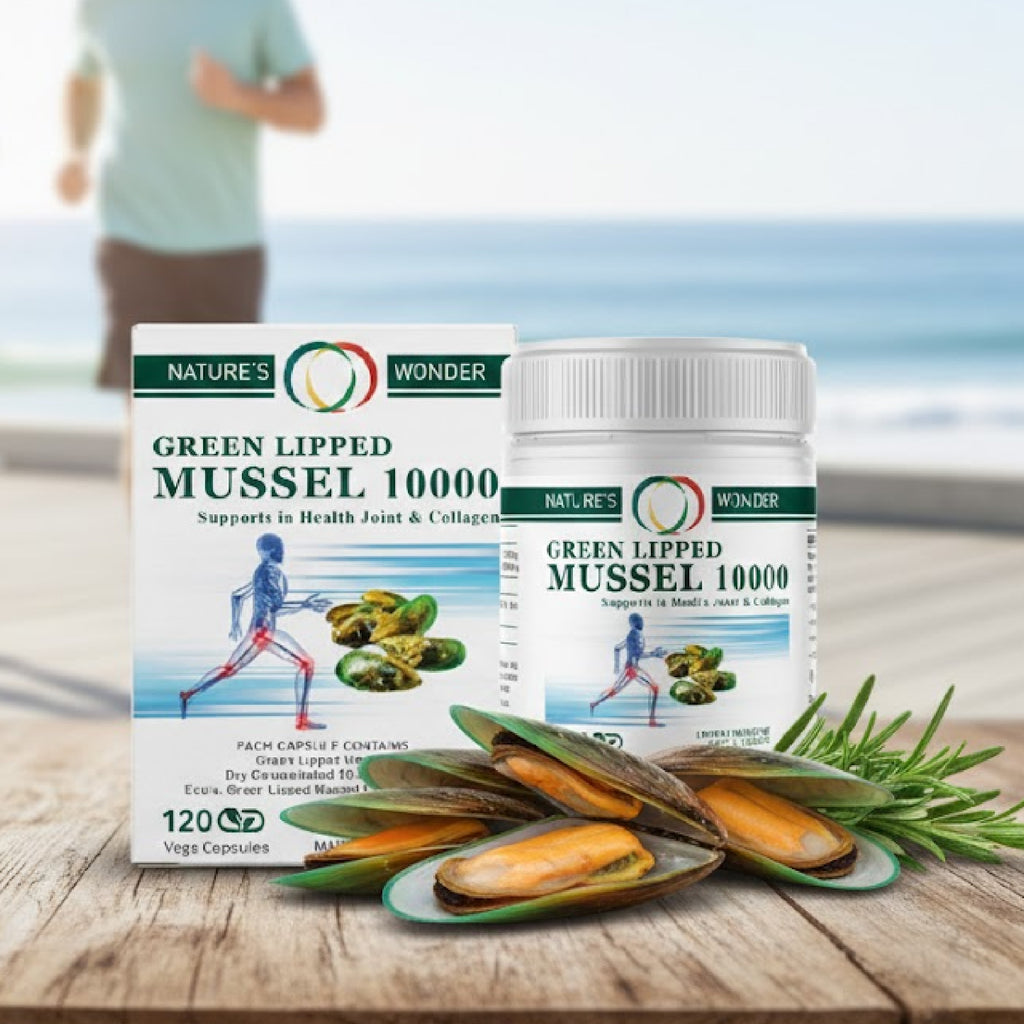 Nature’s Wonder Green Lipped Mussel 10000mg 120 capsules