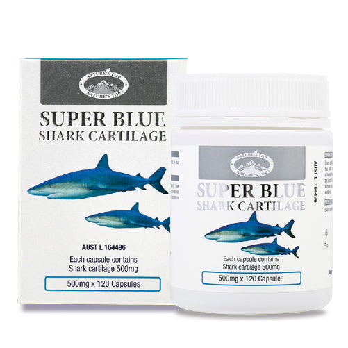 Marine shark cartilage dietary supplement capsules