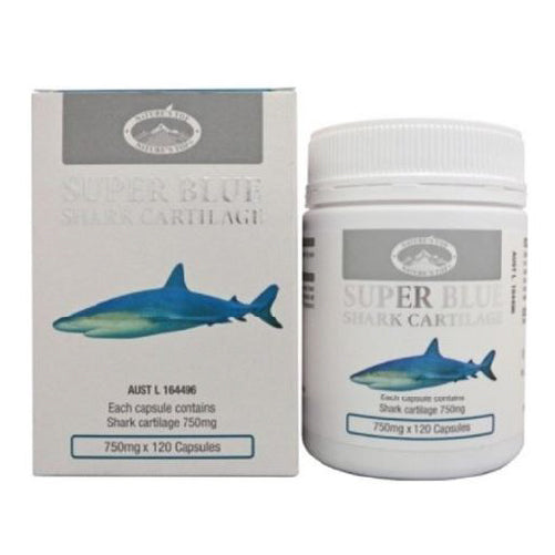 Marine shark cartilage dietary supplement capsules