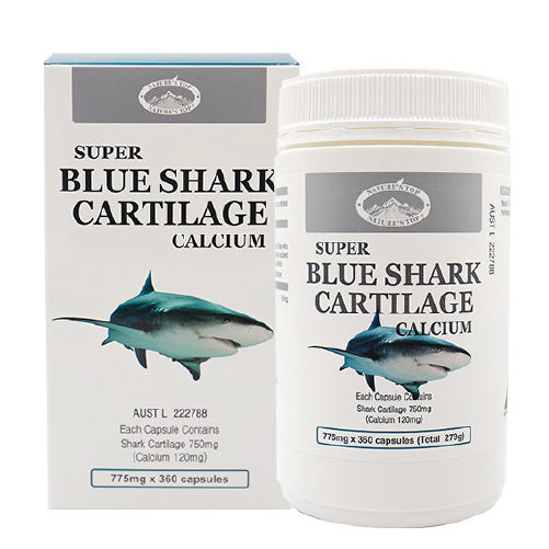 High strength shark cartilage dietary supplement capsules