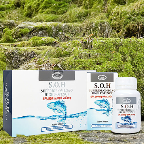 Nature’s Top S.O.H 800mg 60 capsules x3 value pack