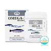 Daily omega 3 fish oil supplement capsules