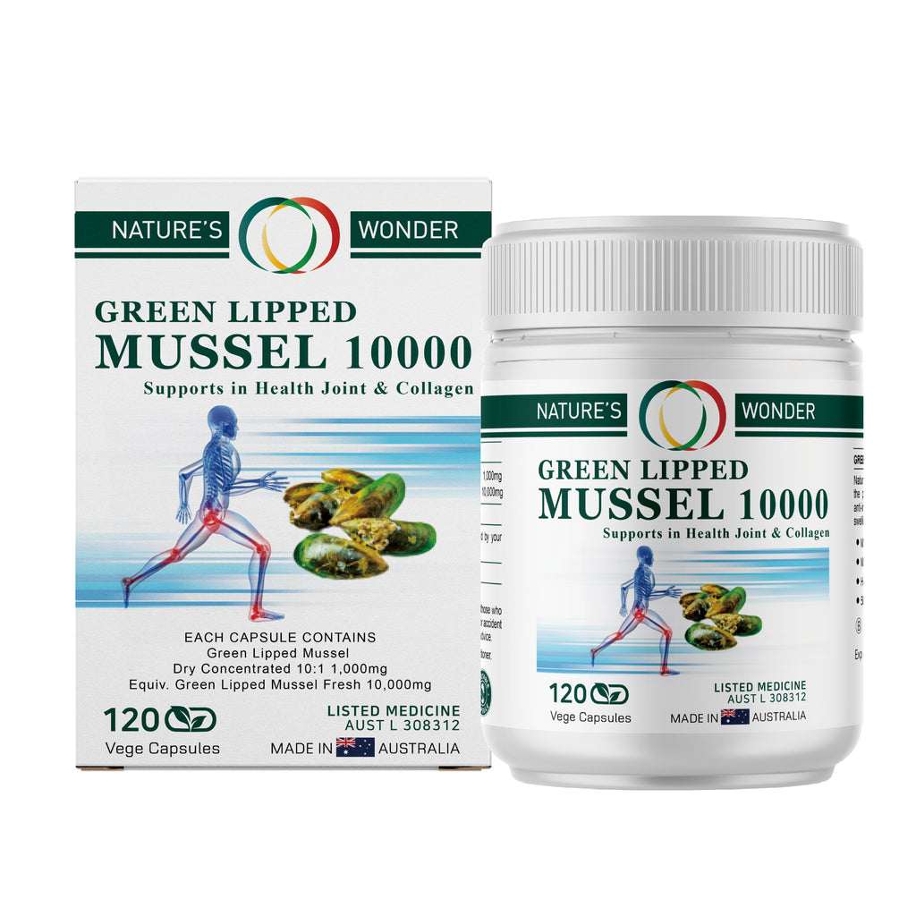 Green lipped mussel joint support supplement capsules