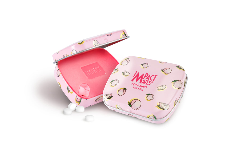 Impact Mints Fruity Peach Candy Tin Sugar Free-MayDay Mall