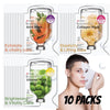 10x Moisture Essence Korean Facial Mask Sheet Pack (10pcs)